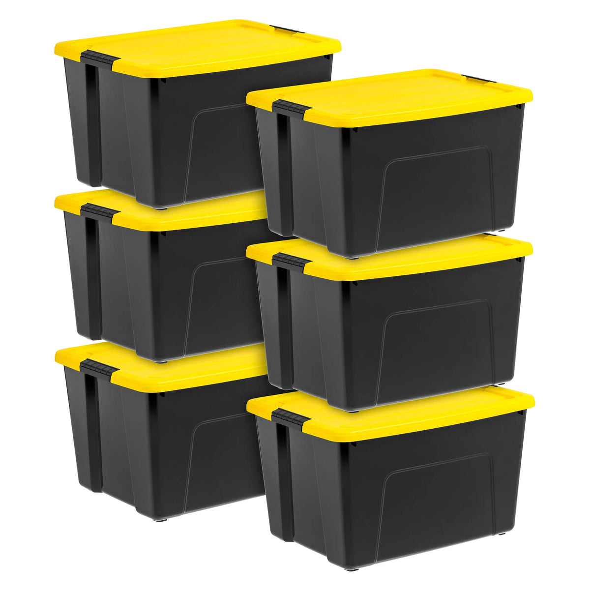 Stackable Plastic Storage Containers With Lids For Home Organization Essentials