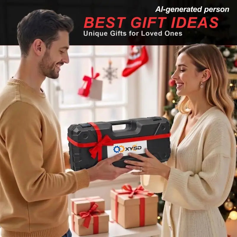 XYSD 8" & 6" Mini Chainsaw Cordless, Portable Handheld Electric Chainsaw with 2x3.0Ah Batteries, for Wood & Tree Cutting