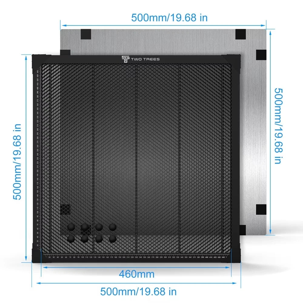 TwoTrees Laser Equipment Honeycomb Working Table For Sculpfun XTOOL CO2 Cutting Laser Engraver Machine 300x300/400x400/500x500mm