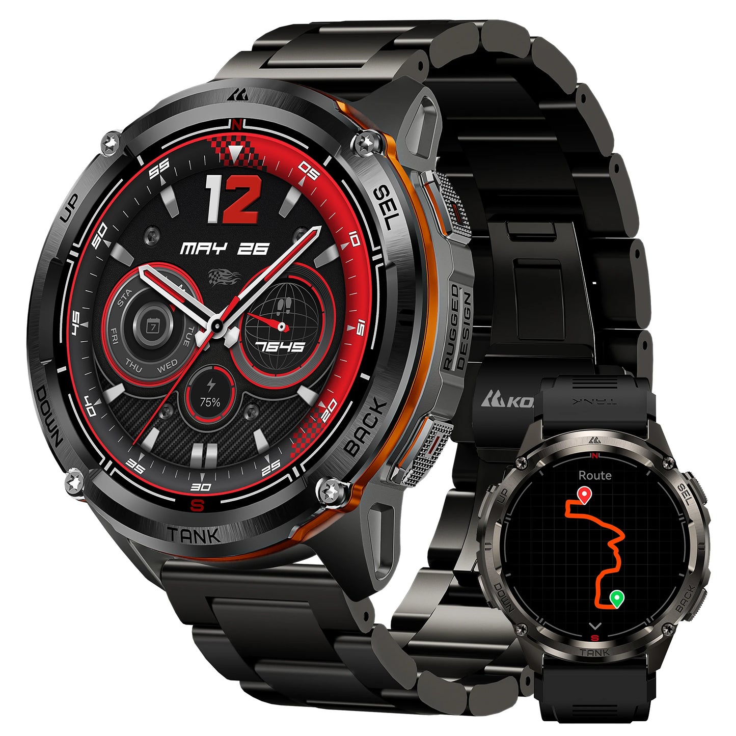 Kospet T3 Ultra GPS Smart Watch For Men With Altimeter