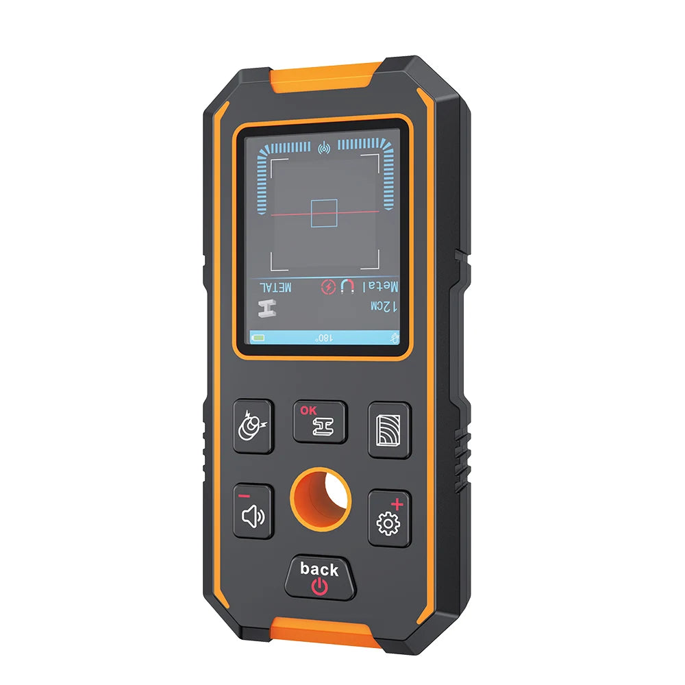 NOYAFA NF-513 Wall Scanner Metal Detector Pipeline Reinforced AC Live Cable Wires Metal Wood Stud Find with Positioning Hole Wal