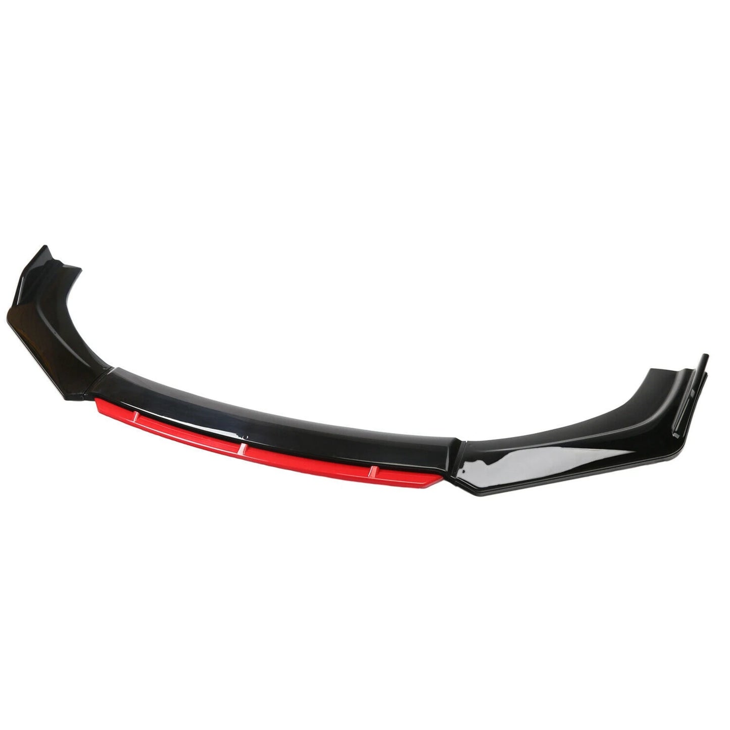 Areyourshop Universal Front Bumper Lip Kit Splitter Spoiler Diffuser