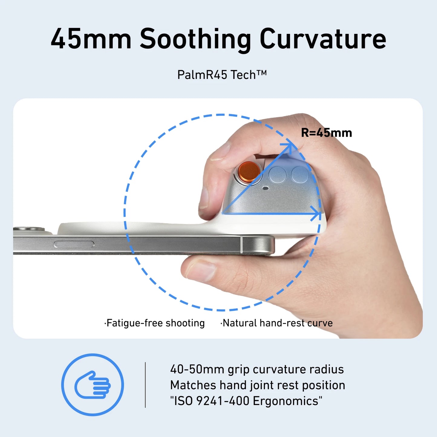 Telesin Magnetic Smartphone Hand Grip With Remote Control