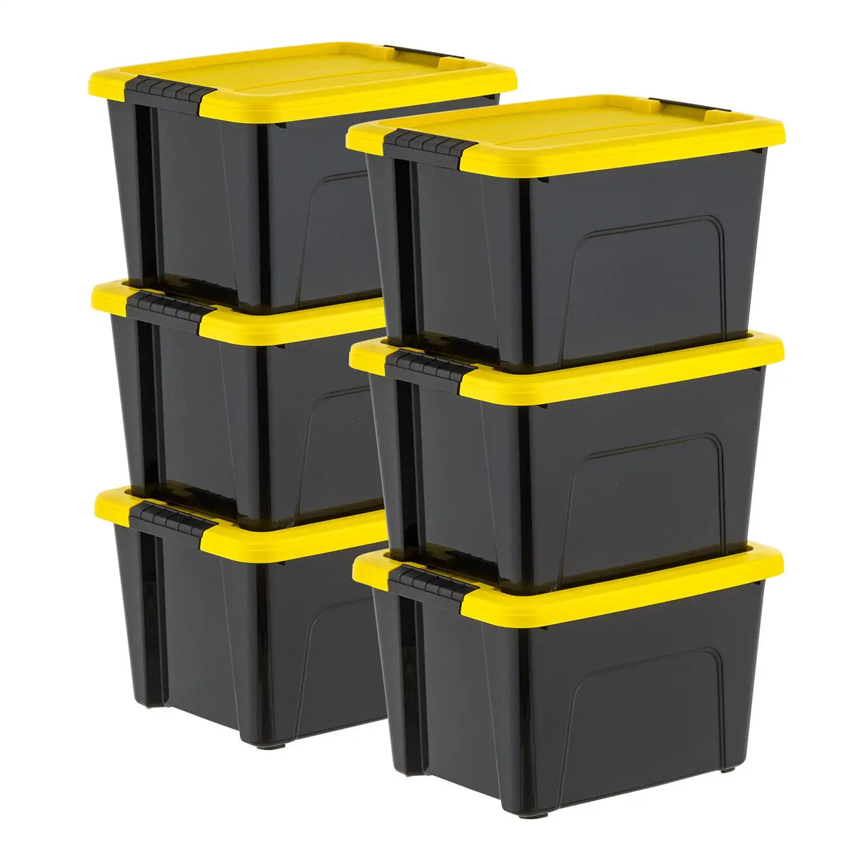 Stackable Plastic Storage Containers With Lids For Home Organization Essentials