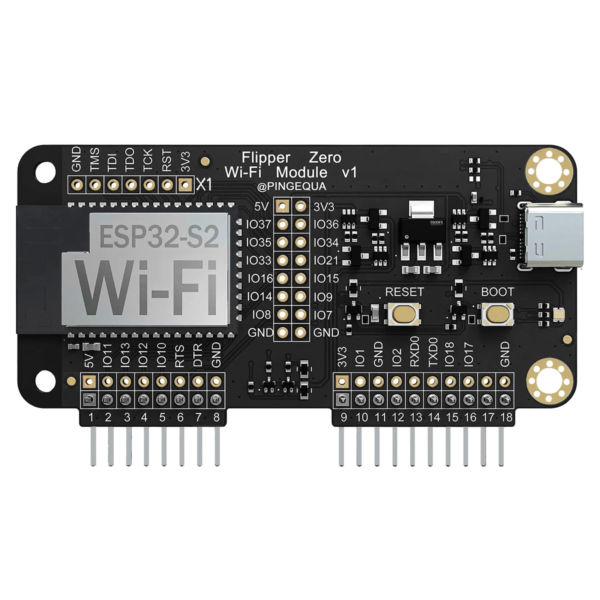 DJKD Flipper Zero Wi Fi Devboard ESP32-S2 Preloaded Marauder