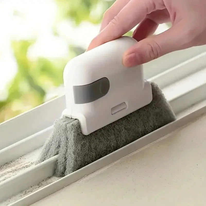 1pc universal window rail cleaning brush, easy to clean small gaps and frames, kitchen table cleaning tool