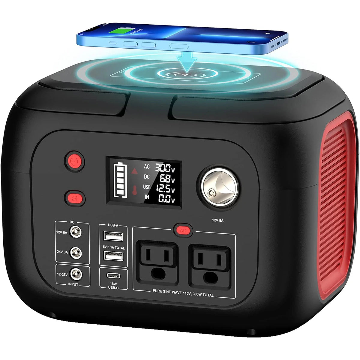 SinKeu Portable Power Station Solar Generator For Camping