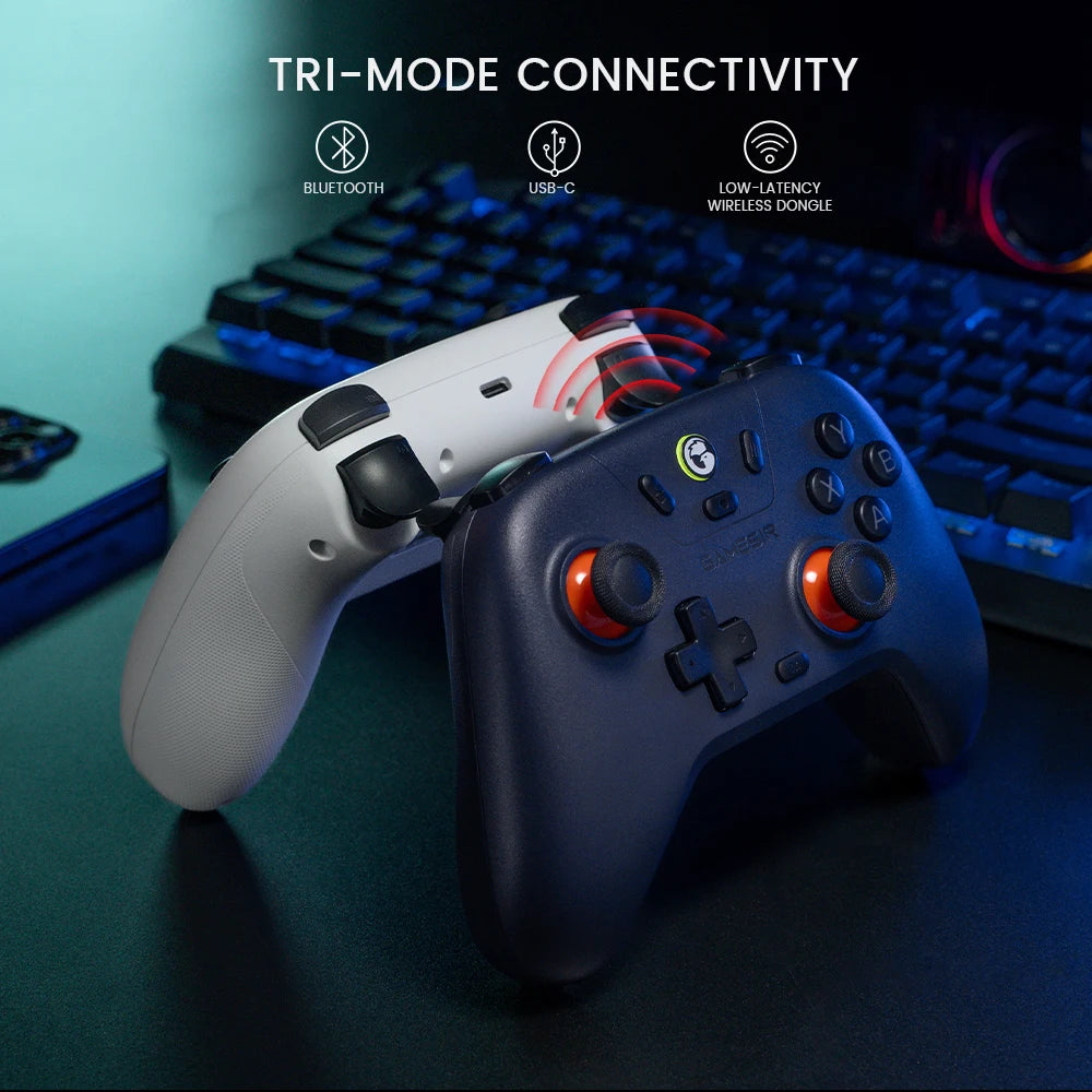 GameSir T4 Nova Lite - Wireless Switch Controller Bluetooth Gamepad with Hall Effect for Nintendo Switch iPhone Android Phone PC