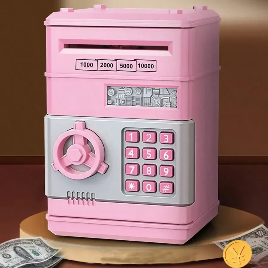 2026 Piggy Bank Cash Coin Can ATM Bank Electronic Coin Money Bank For Kids Age 3-12, Money Savings Box Mini ATM Coin Bank Toys Gifts For 3 4 5 6 7 8 9 10 11 12 Year Old Boys Girls