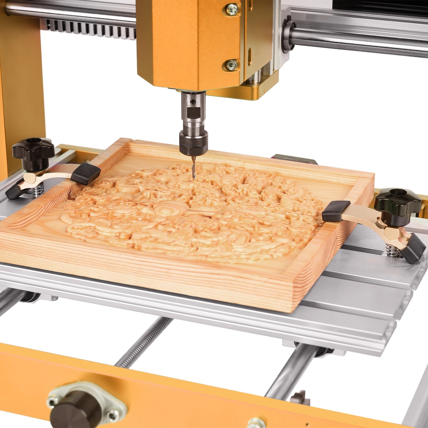 2PCS Mini Hold Down Clamp Kit, CNC Router Clamp For Woodworking And Metalworking, With 3018 CNC Router Machine