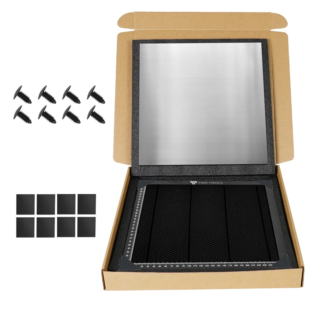 TwoTrees Laser Equipment Honeycomb Working Table For Sculpfun XTOOL CO2 Cutting Laser Engraver Machine 300x300/400x400/500x500mm