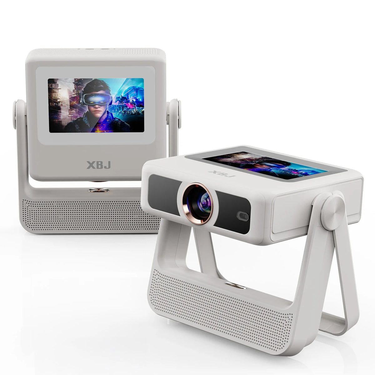 Xbj A5Pro Smart Touchscreen Projector With Wifi Auto Keystone