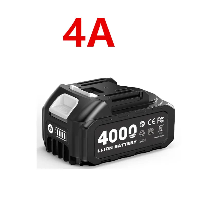 Rechargeable Lithium Battery 4.0Ah For Makita 21V Power Tool Cordless Saw Drill Grinder Blower Wrench Replacement Li-ion Battery