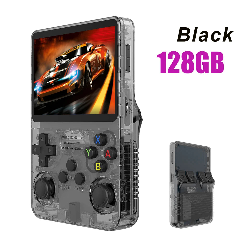 BOYHOM Original R36S Retro Handheld Video Game Console Linux System 3.5 Inch IPS Screen R35s Pro Portable Pocket Video Player 64GB Games 1G Ram