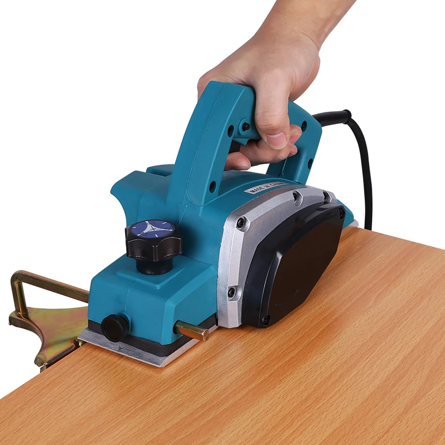Portable Electric Wood Planer Hand Held Woodworking Power Tool for Home Furniture Wood Planer Woodworking Tool Handheld Planer