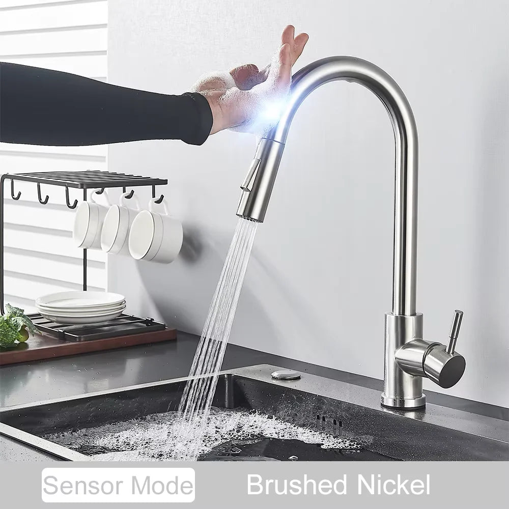 Fmhjfsid Intelligent Touch Kitchen Sink Faucet With 360 Rotation