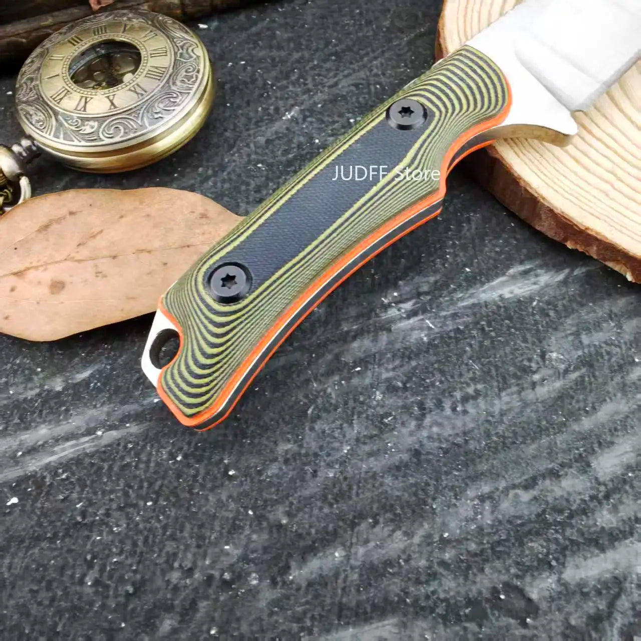 Outdoor Camping Picnic BM 15017 Fixed Knife Multifunctional Wilderness Hiking Jungle Adventure Trekking High Hardness Straight Knives Portable Cutter G10/ Wood Handle