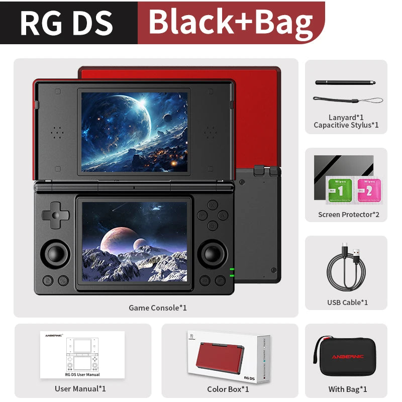 Anbernic RG DS Dual Screen Handheld Game Console