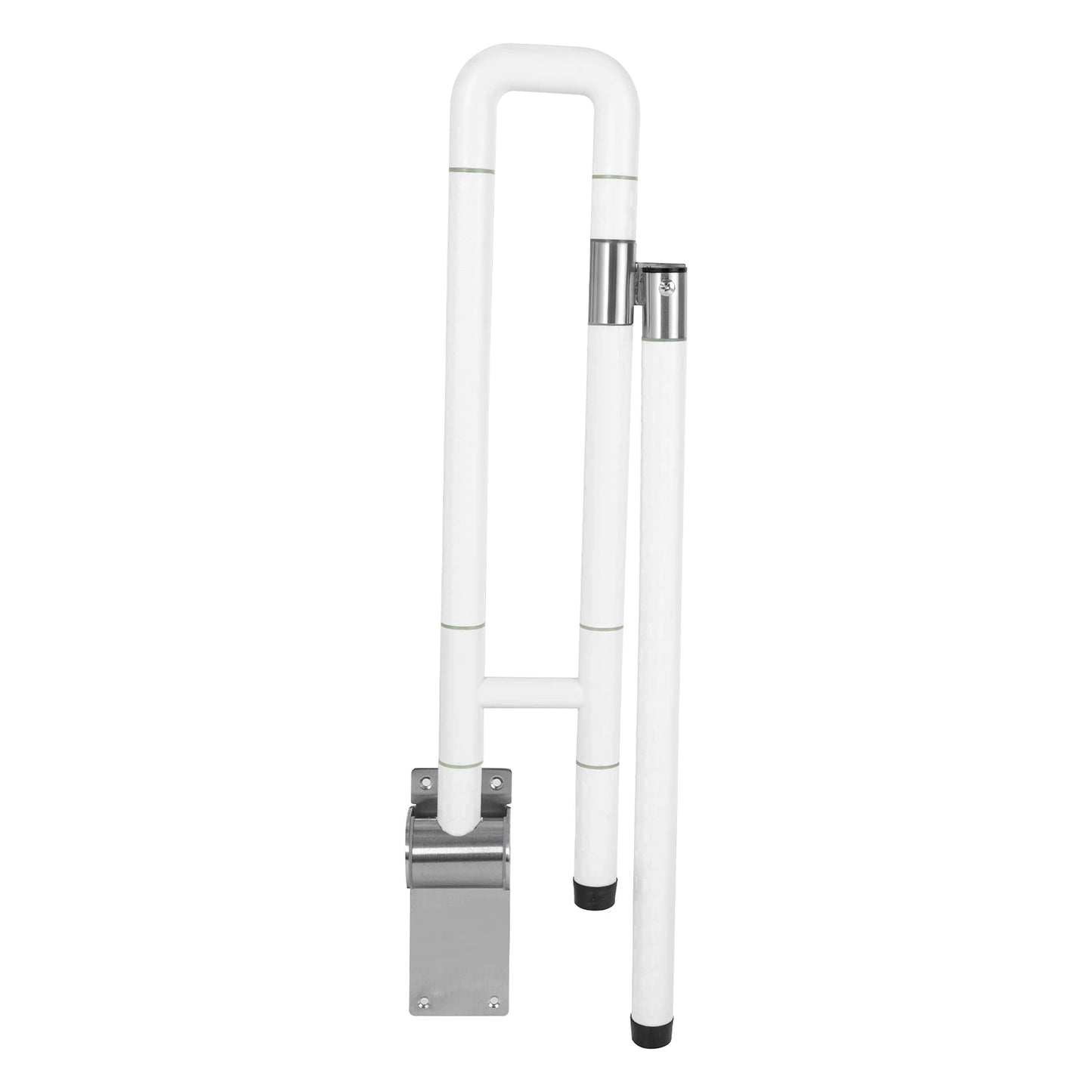 Toilet Grab Bar,Handicap Grab Bars,Foldable Drop down Toilet Rails,Seat Support Aid Assist Rail,Non-slip Toilet Bar