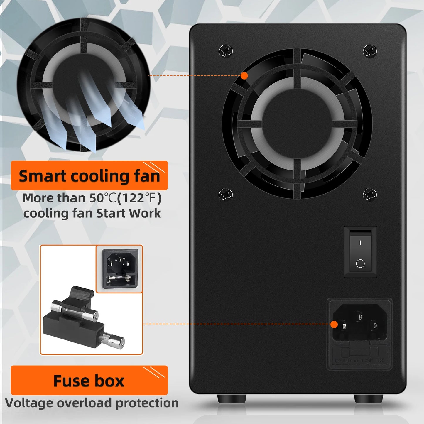 Adjustable DC Power Supply 30V5A150W Variable Bench Power Supply with 4-Digit LED Display,USB Port, for Lab, Electronics Repair,