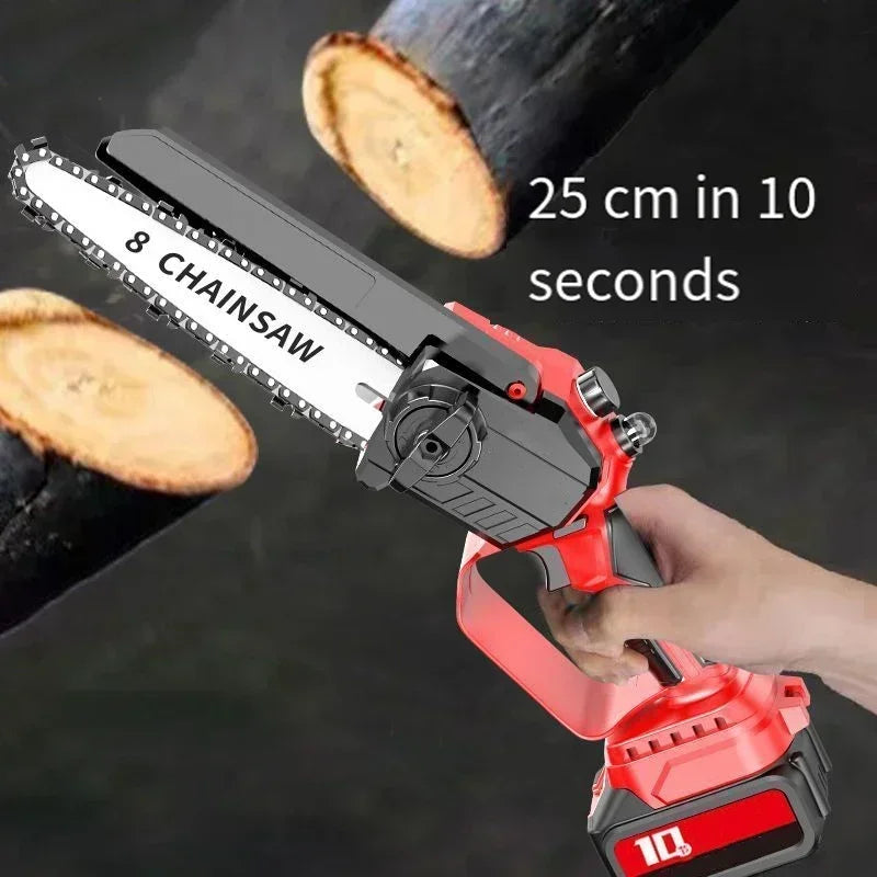 Portable XMSJ Brushless Electric Chainsaw 8 Inch