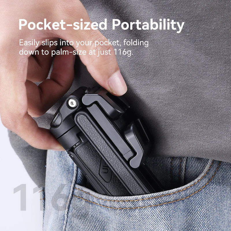 Ulanzi Jj02 3-in-1 Mini Tripod With Remote And Phone Grip