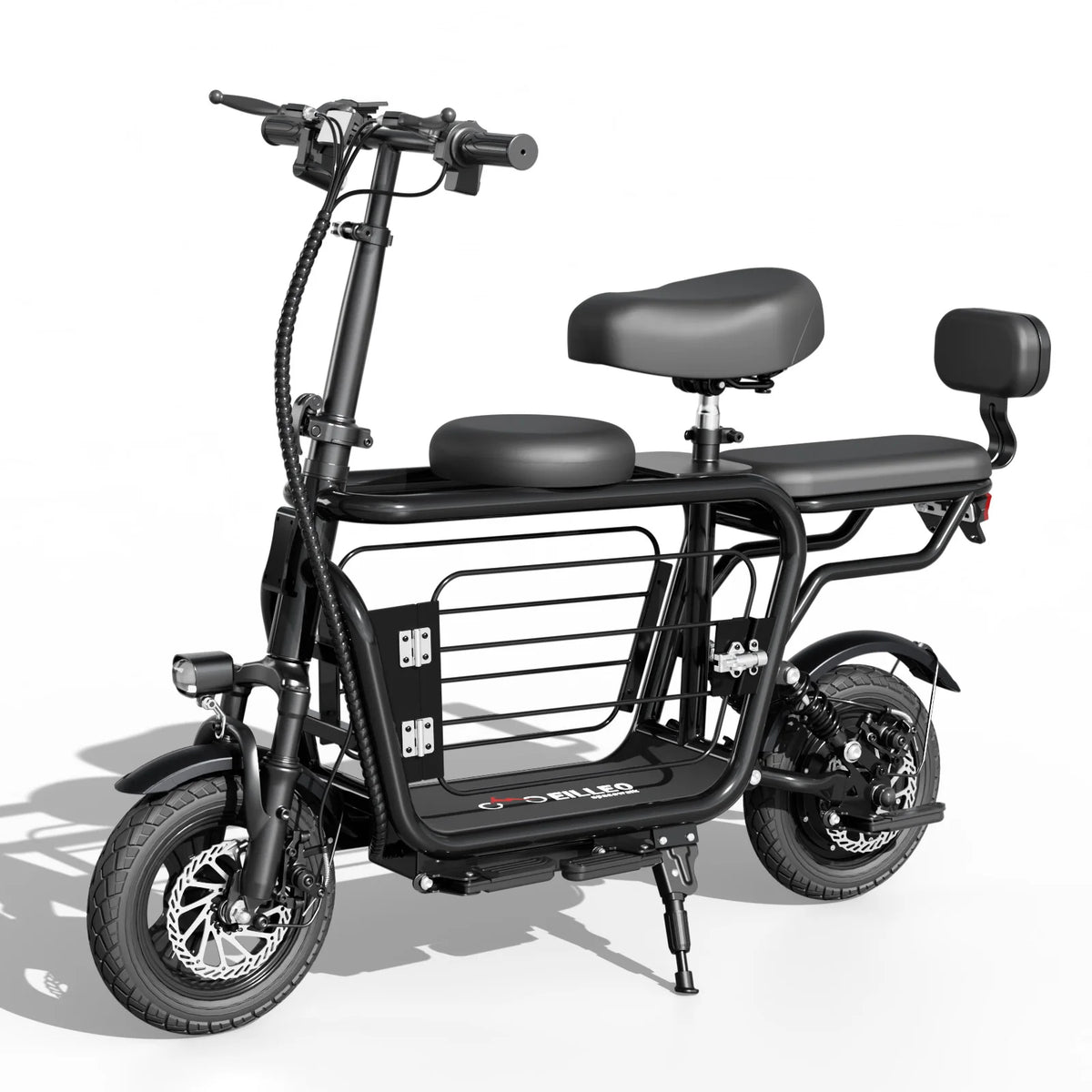 Eilleo Spacewalk 48V Electric Scooter With Seat And Pet Basket