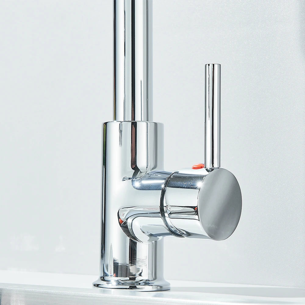 Shinesia Kitchen Pull Down Faucet 304 Stainless Steel Single Handle