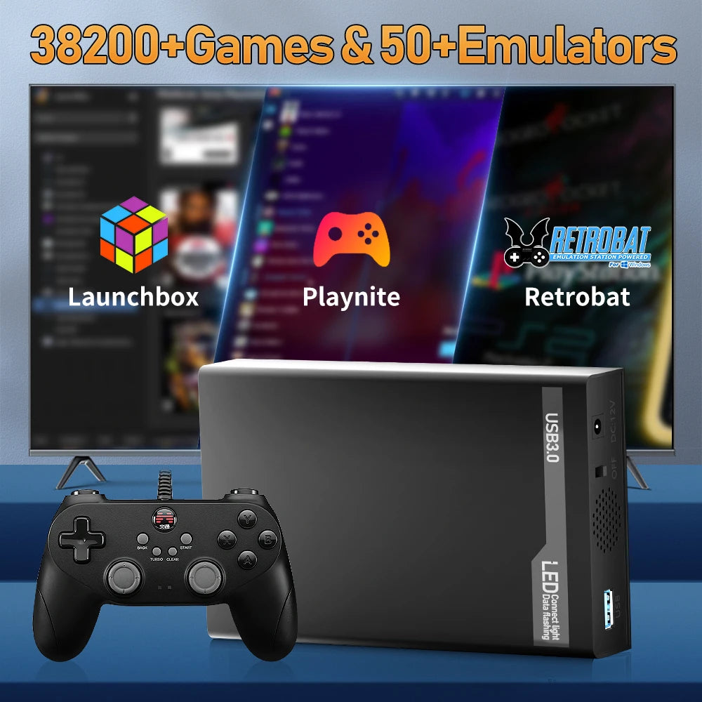 Jmachen 500GB Retro Gaming Video Game Console With 38000+ Games