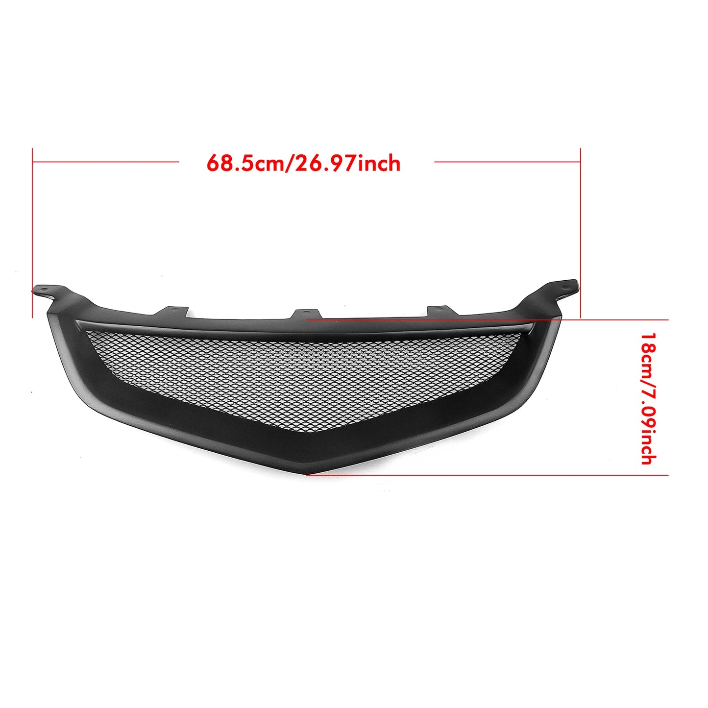 IDENUONA Front Grille For Honda Accord CL7 Acura TSX
