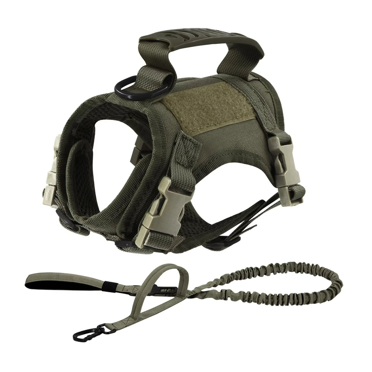 Adjustable Nylon Tactical Harness Leash Set For Cats And Small Dogs