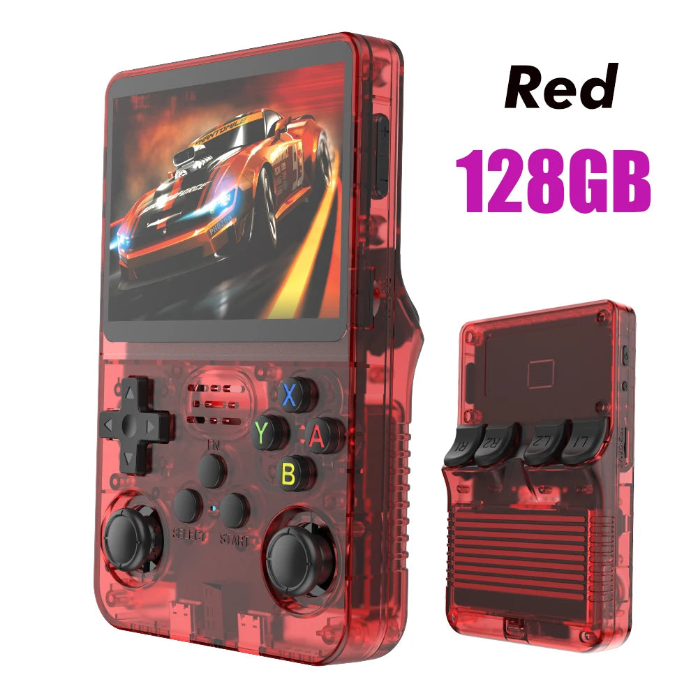 BOYHOM Original R36S Retro Handheld Video Game Console Linux System 3.5 Inch IPS Screen R35s Pro Portable Pocket Video Player 64GB Games 1G Ram