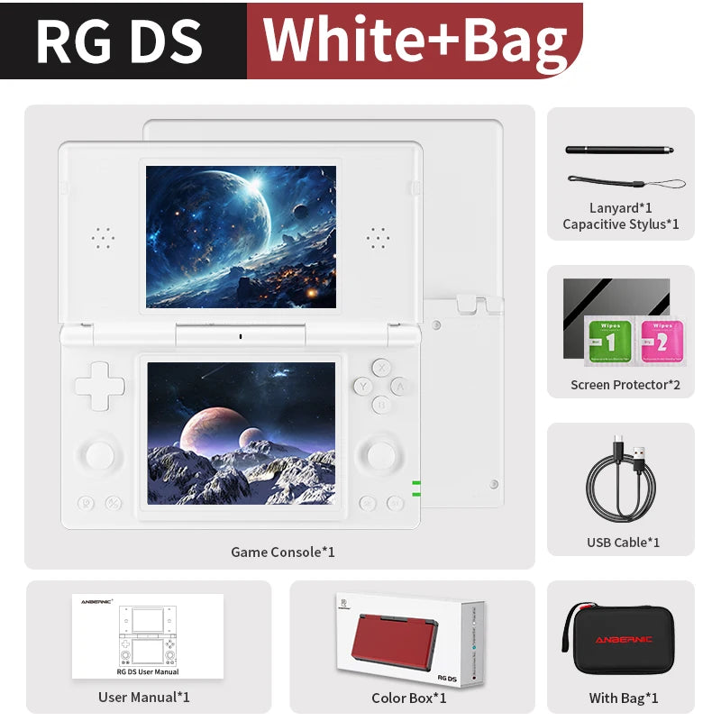 Anbernic RG DS Dual Screen Handheld Game Console