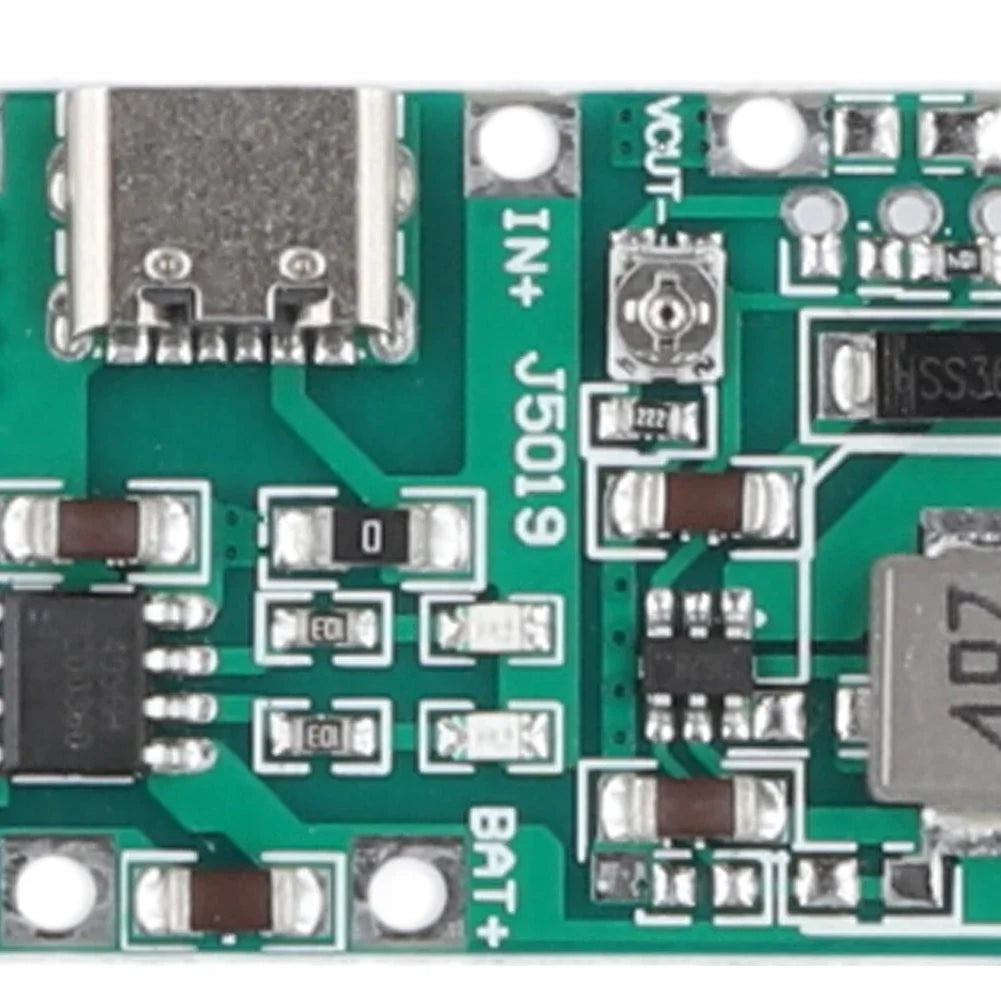 1-10PCS Lithium Li-ion 18650 Battery Charger Board Boost Module Type-C 3.7V 4.2V DC-DC Step Up Boost Module TP4056 DIY Kit Parts