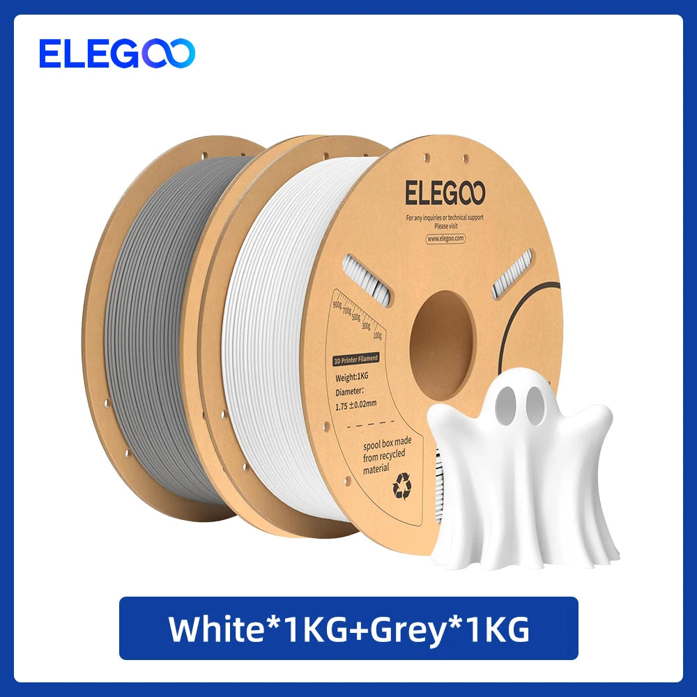 ELEGOO 4KG/5KG/10KG PLA+ Filament 1.75mm 3D PLA for FDM Printer