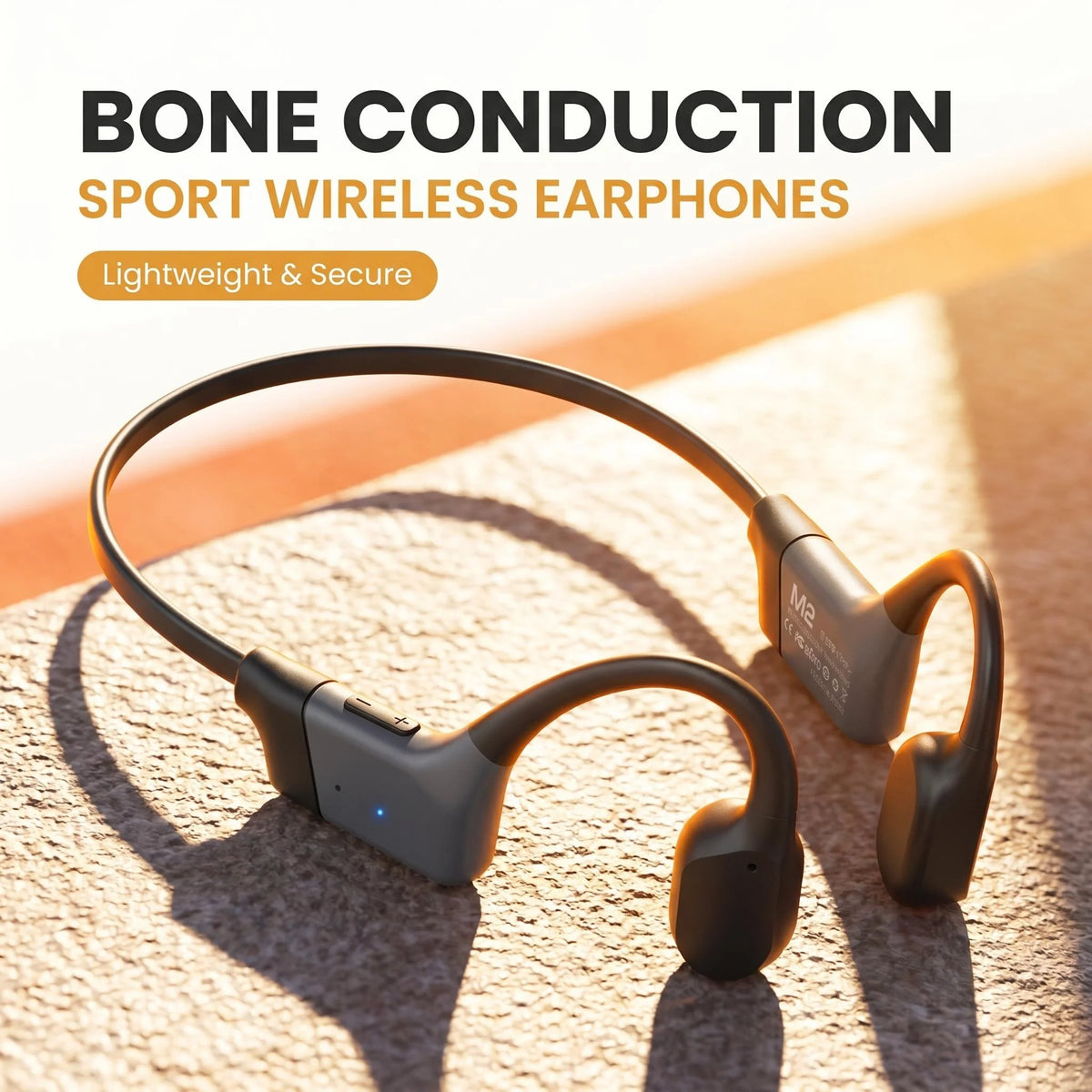 Bone Conduction Wireless Earphones Open Ear Bluetooth 5.3 Headset