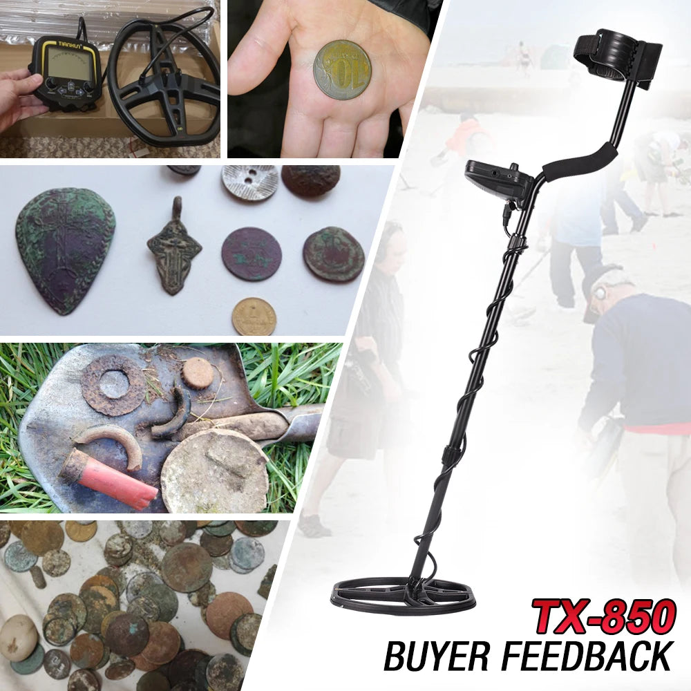 TX-850 Underground Metal Detector Professional Scanner Finds Gold And Coins