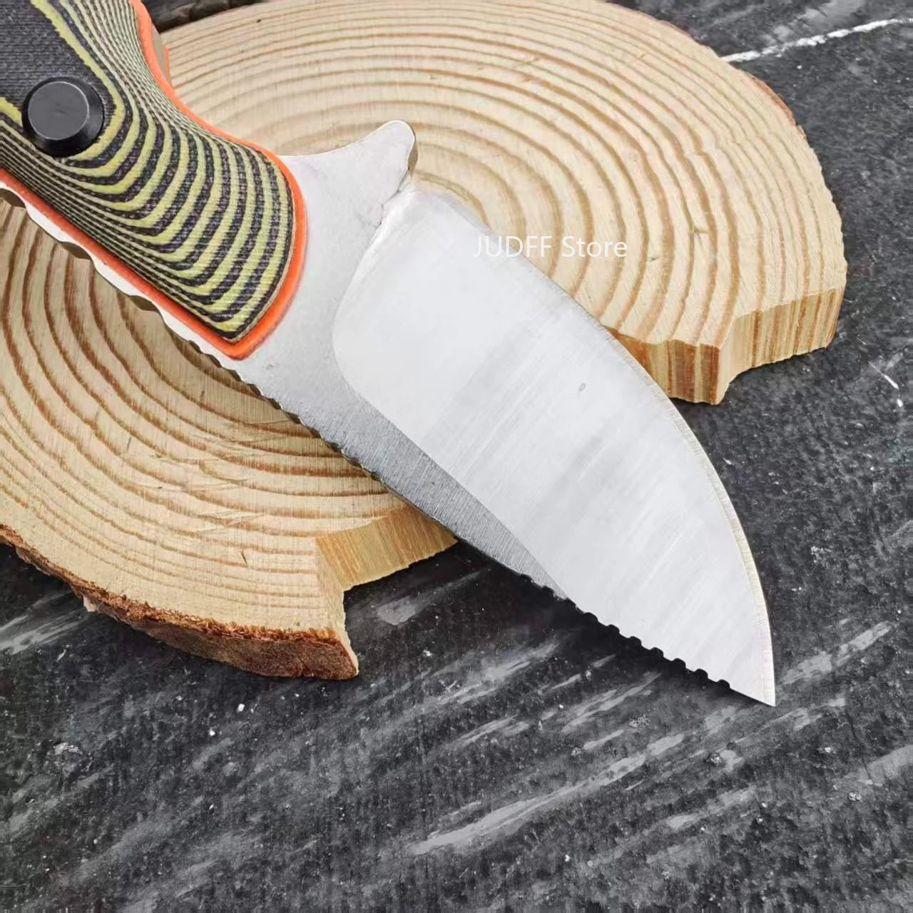 Outdoor Camping Picnic BM 15017 Fixed Knife Multifunctional Wilderness Hiking Jungle Adventure Trekking High Hardness Straight Knives Portable Cutter G10/ Wood Handle