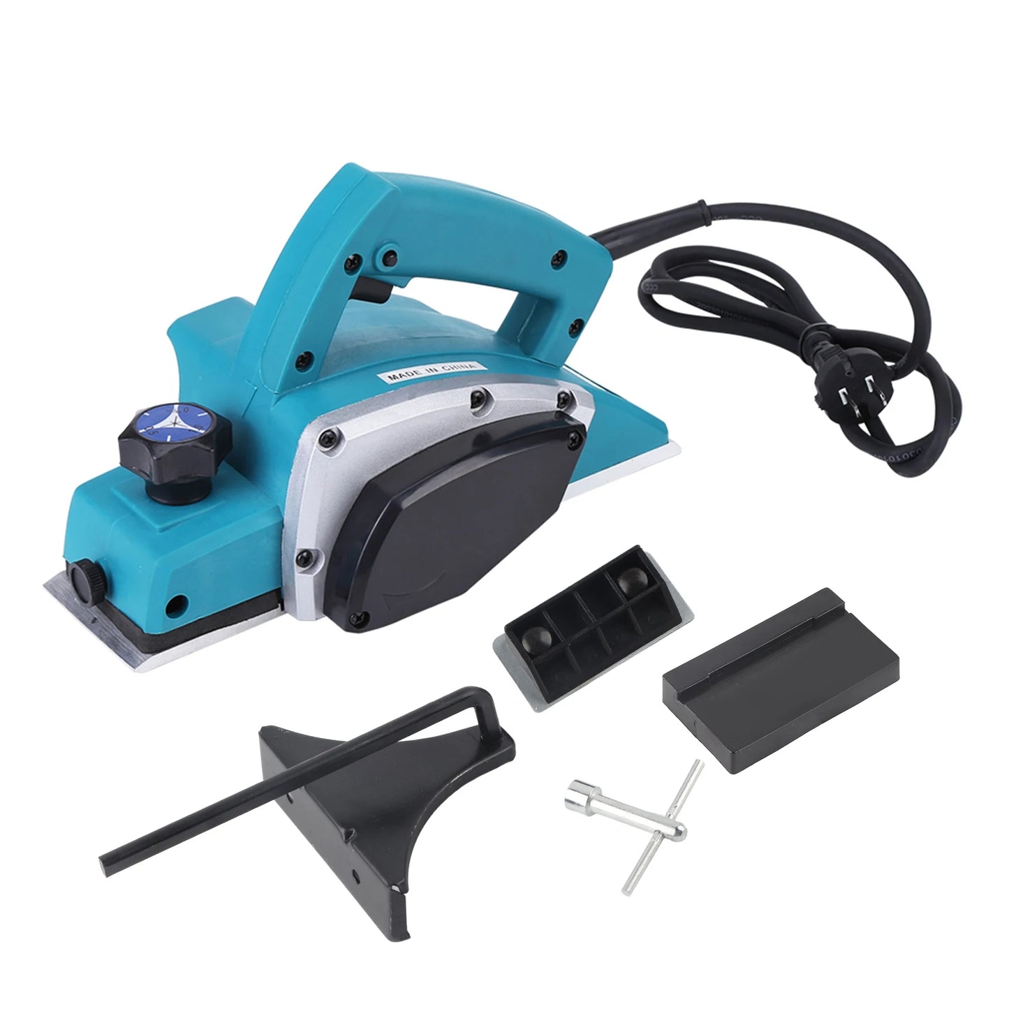 Portable Electric Wood Planer Hand Held Woodworking Power Tool for Home Furniture Wood Planer Woodworking Tool Handheld Planer