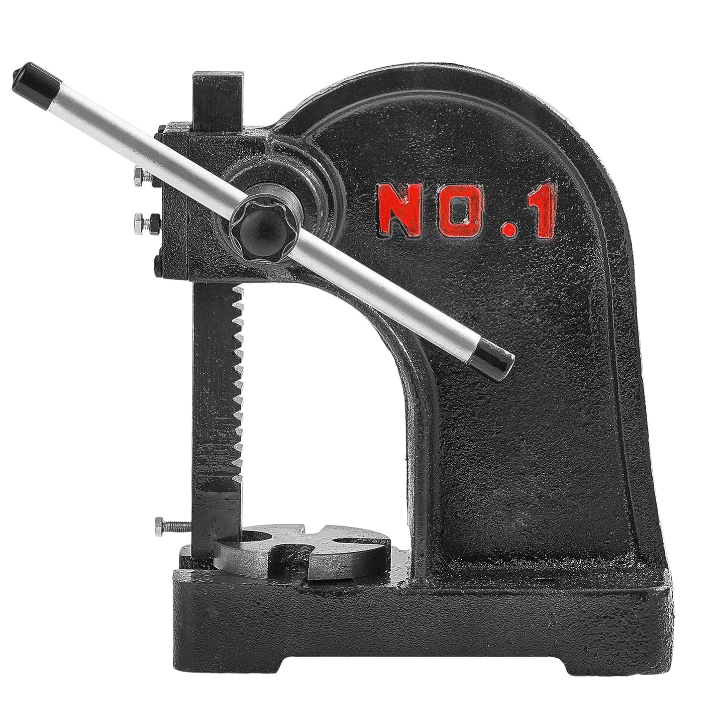 SucceBuy 1 Ton Arbor Press Manual Arbor Press Cast Iron Heavy-duty Manual Desktop Arbor Press Precision Hand Press for Stamping