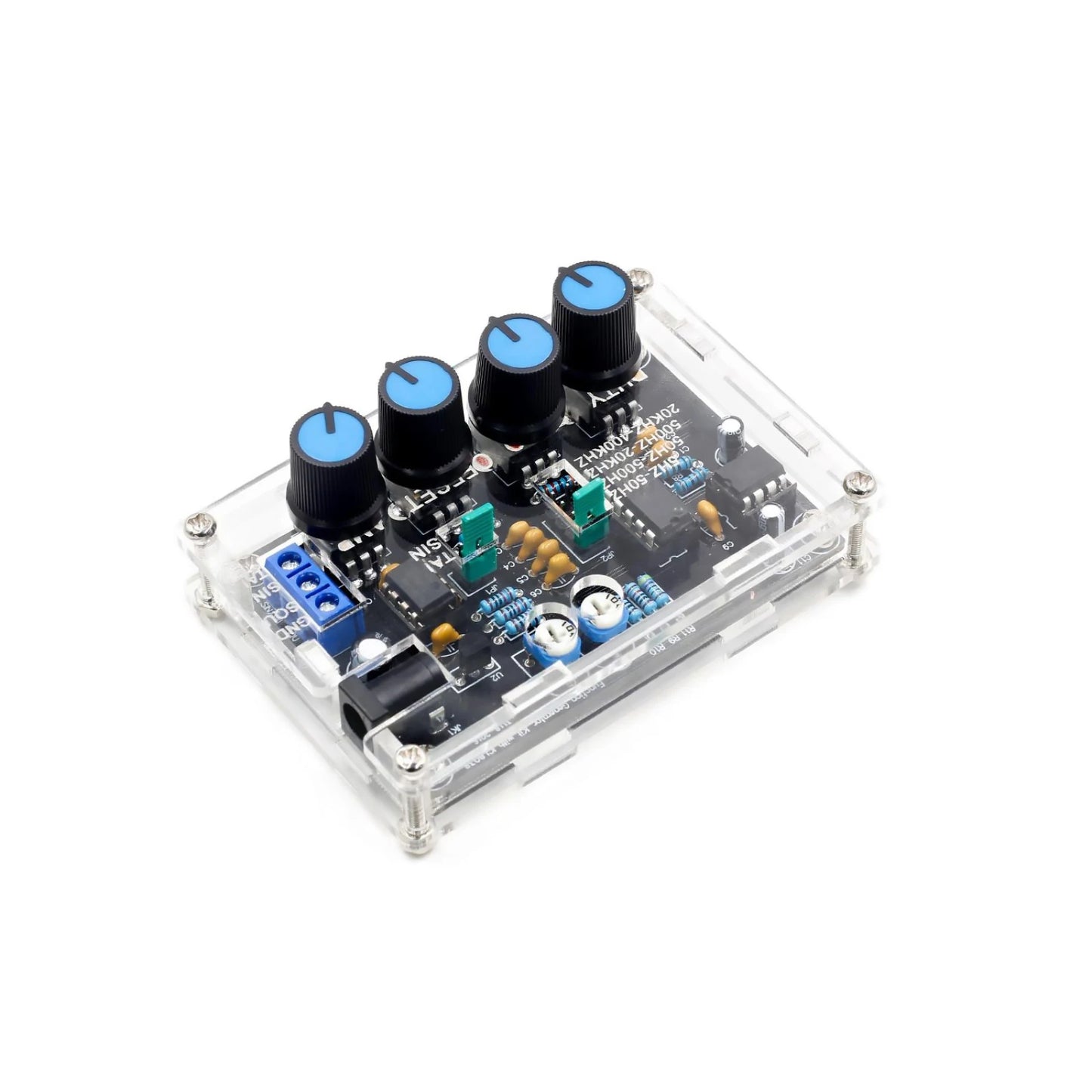 ICL8038 Low-Frequency Signal Generator DIY Kit 12V Xr2206 Shell 5Hz-400kHz Multi-Wave Welding Electronic Circuit Experiment Kit