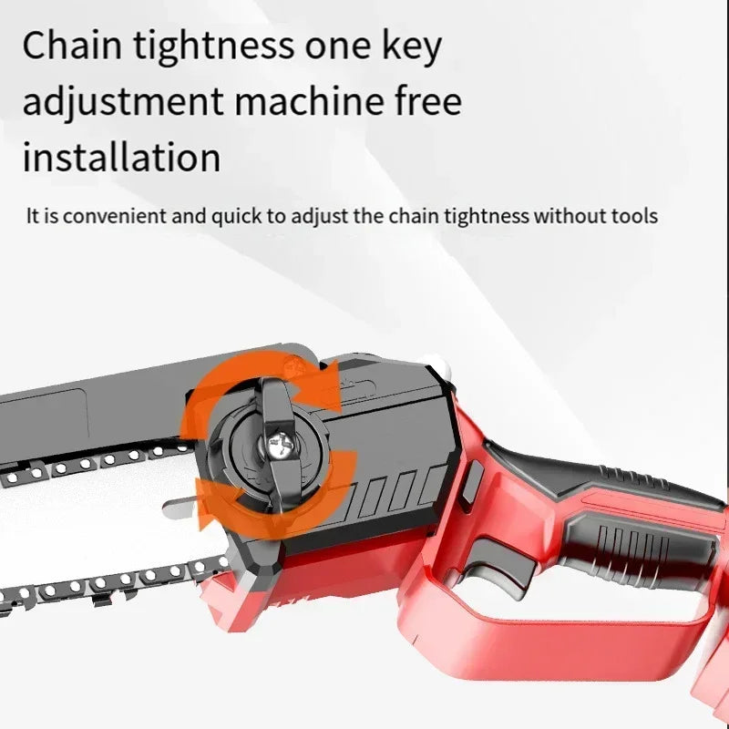 Portable XMSJ Brushless Electric Chainsaw 8 Inch