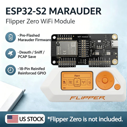 DJKD Flipper Zero Wi Fi Devboard ESP32-S2 Preloaded Marauder