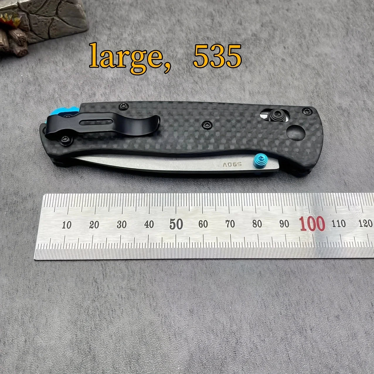 Outdoor Kitchen Utensils Tool Convenient Cutting Tool Folding Knife Carbon Fiber Handle Top Quality Must for Men with Shaft Lock