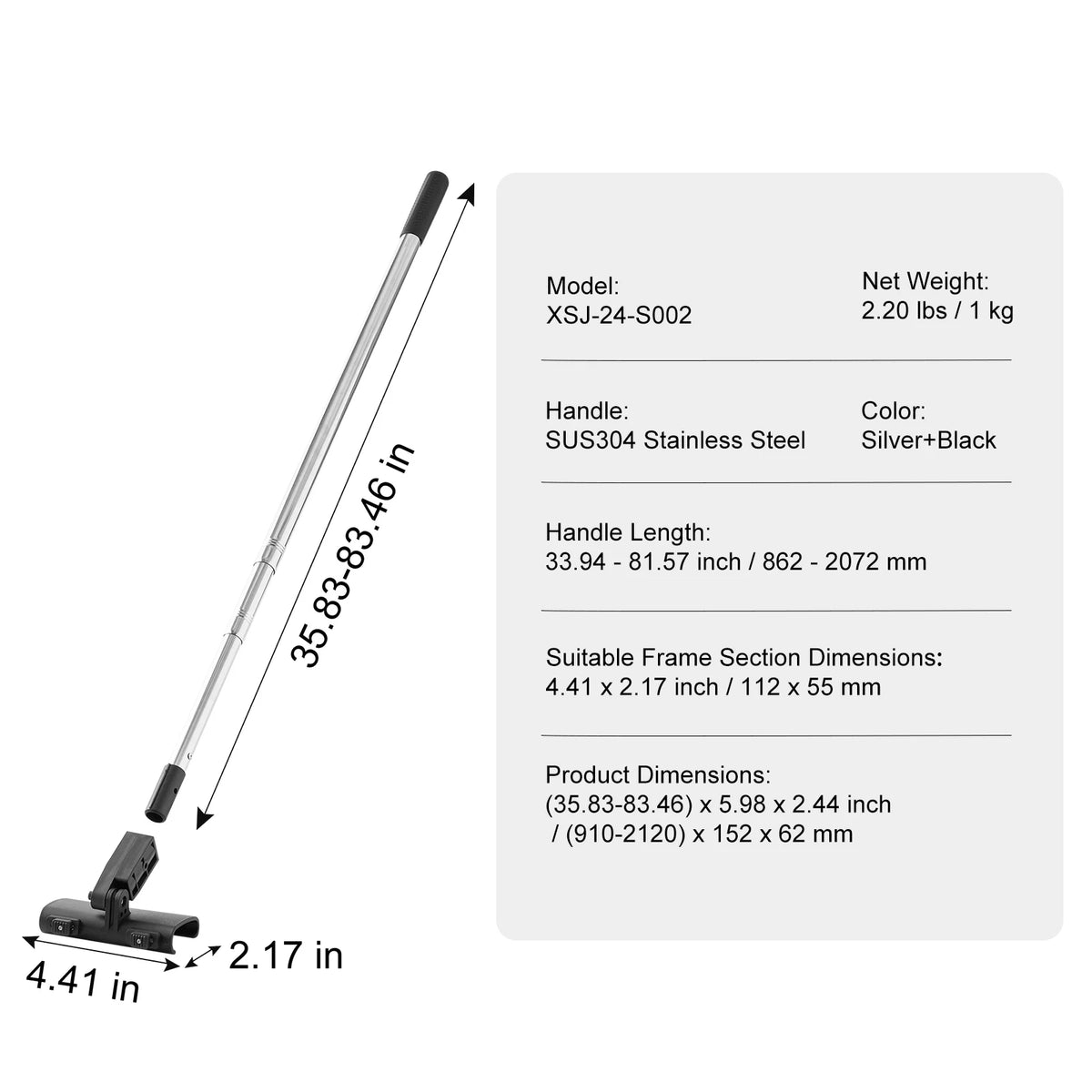 Professional Drywall Skimming Blade Set With Extension Handle