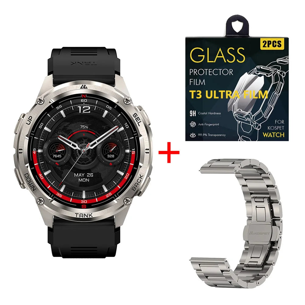 Kospet T3 Ultra GPS Smart Watch For Men With Altimeter