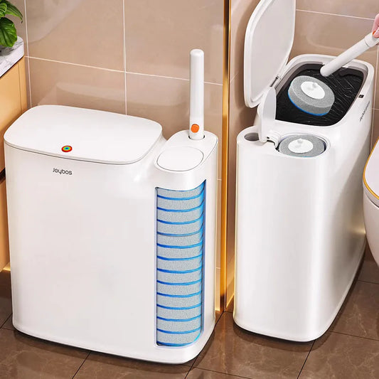 Joybos 2in1 Bathroom Trash Can With Detachable Toilet Brush