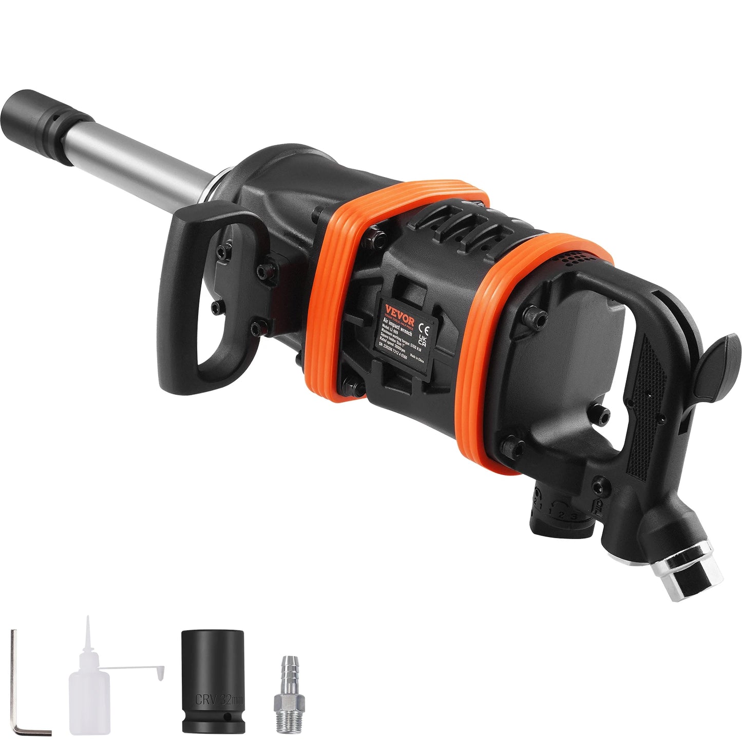 SucceBuy Air Impact Wrench Up to 5175 ft-lbs Beast Reverse Torque Output Pneumatic Impact Gun Anvil for  Repairs and Maintenance