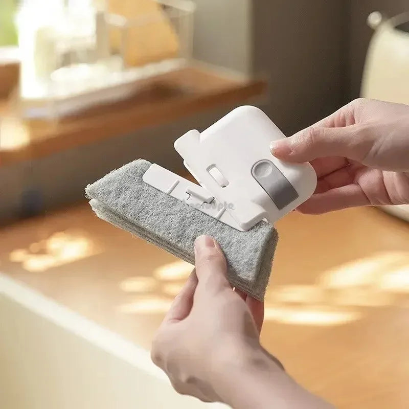 1pc universal window rail cleaning brush, easy to clean small gaps and frames, kitchen table cleaning tool