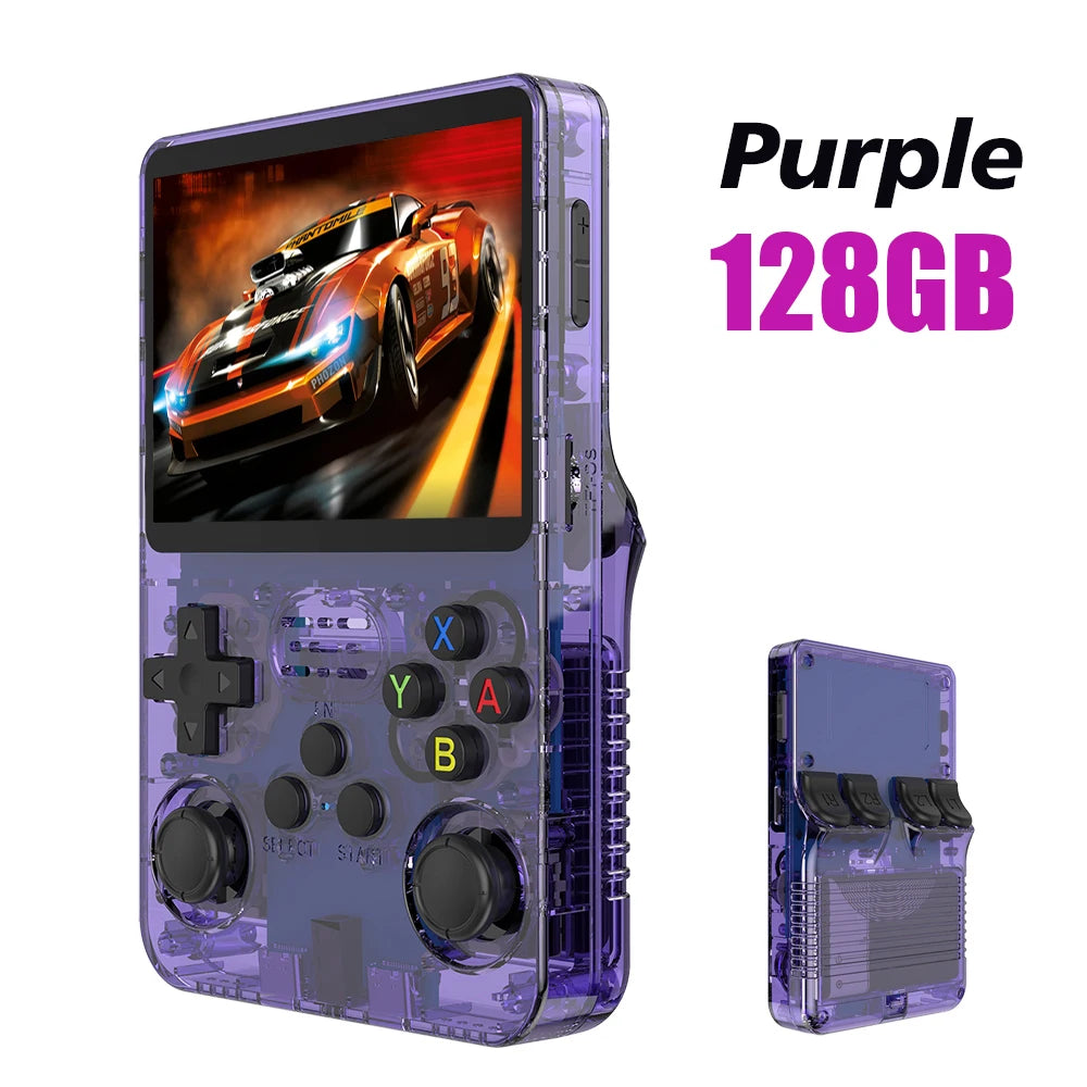 BOYHOM Original R36S Retro Handheld Video Game Console Linux System 3.5 Inch IPS Screen R35s Pro Portable Pocket Video Player 64GB Games 1G Ram